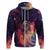 Skull Hoodie I Need More Space Cosmic Style - Wonder Print Shop