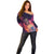 Skull Off Shoulder Sweater I Need More Space Cosmic Style - Wonder Print Shop