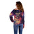 Skull Off Shoulder Sweater I Need More Space Cosmic Style - Wonder Print Shop