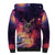 Skull Sherpa Hoodie I Need More Space Cosmic Style - Wonder Print Shop