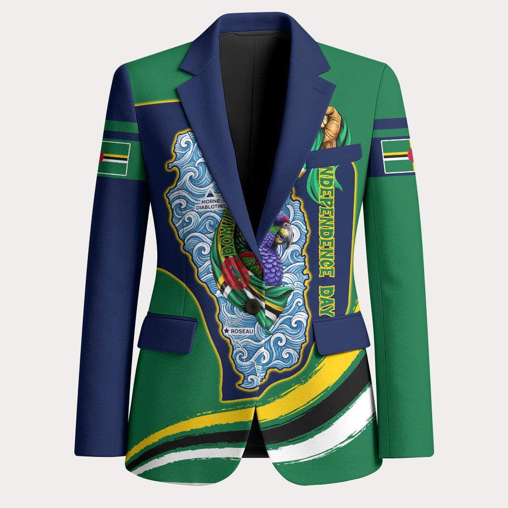 Dominica Independence Day Blazer Sisserou Parrot Creole Culture Island Flag Art