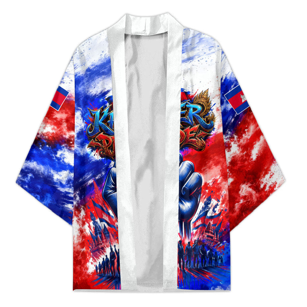 Cambodia Independence Day Kimono Cambodia Heritage Flag Patriotic Naga Serpent