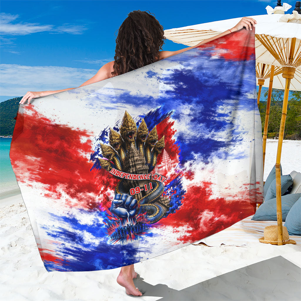 Cambodia Independence Day Sarong Cambodia Heritage Flag Patriotic Naga Serpent