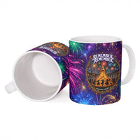 Guy Fawkes Bonfire Night Fireworks Ceramic Mug Vibrant Colorful Celebration Sparkler Gunpowder Plot