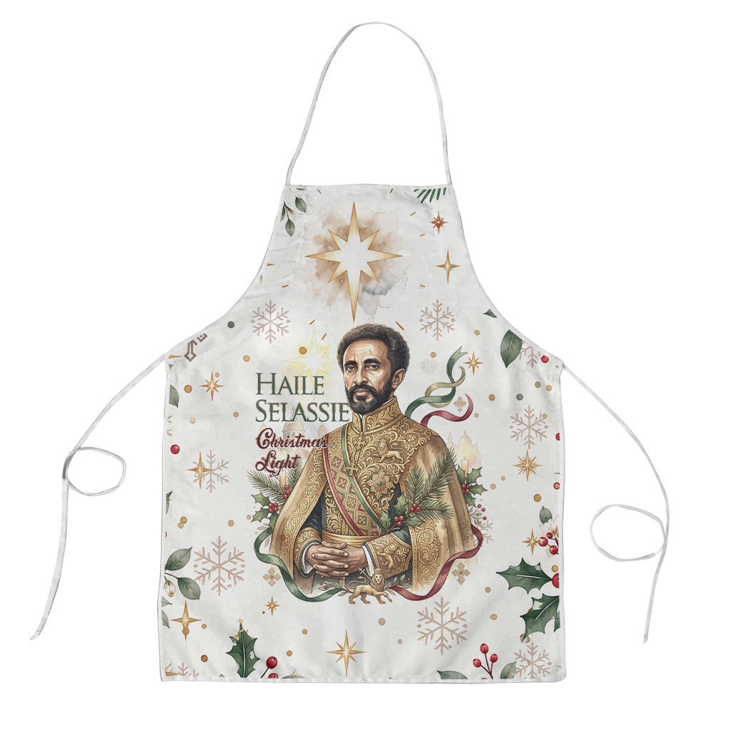 Ethiopia Haile Selassie Christmas Apron Royal Ethiopian Orthodox Vintage Style