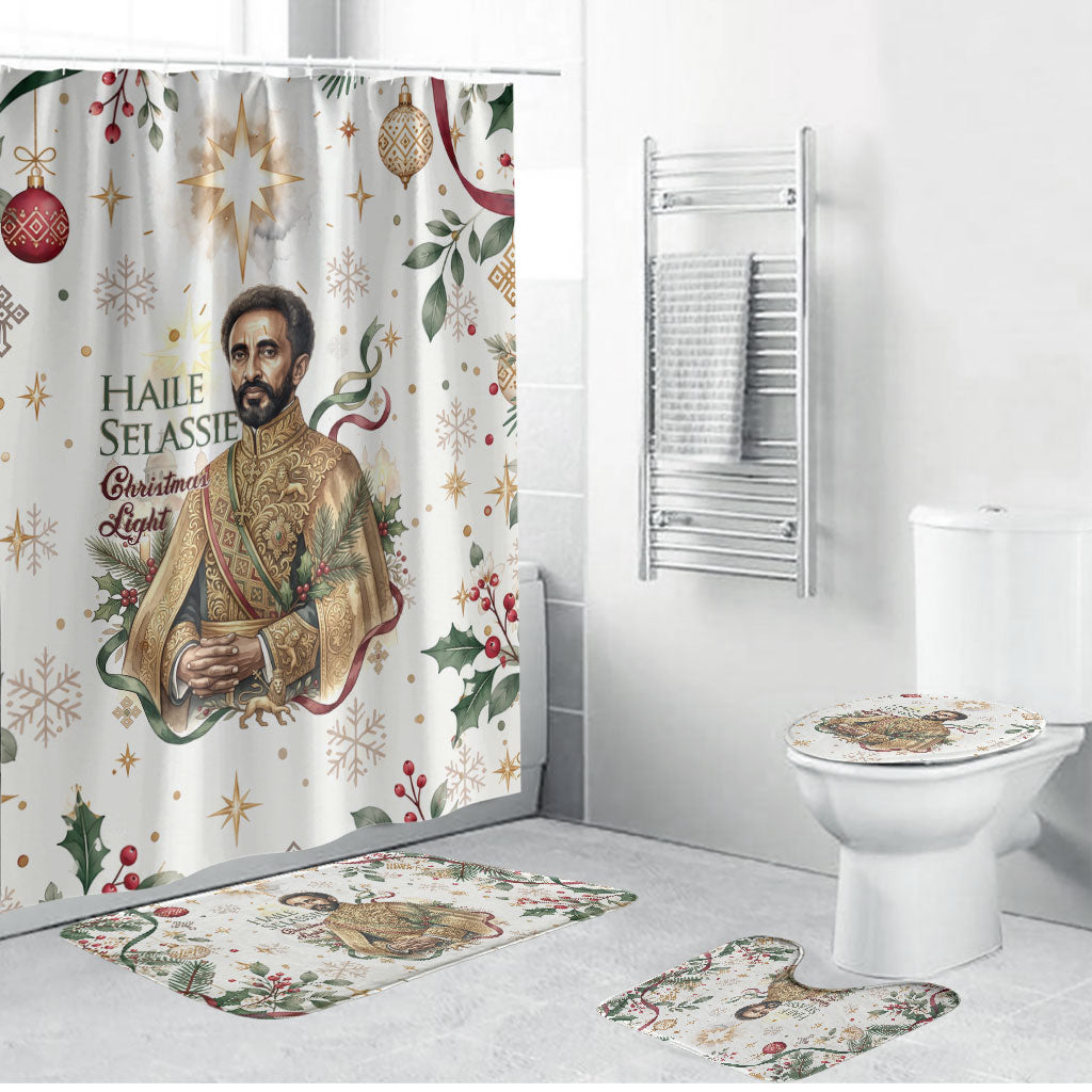 Ethiopia Haile Selassie Christmas Bathroom Set Royal Ethiopian Orthodox Vintage Style