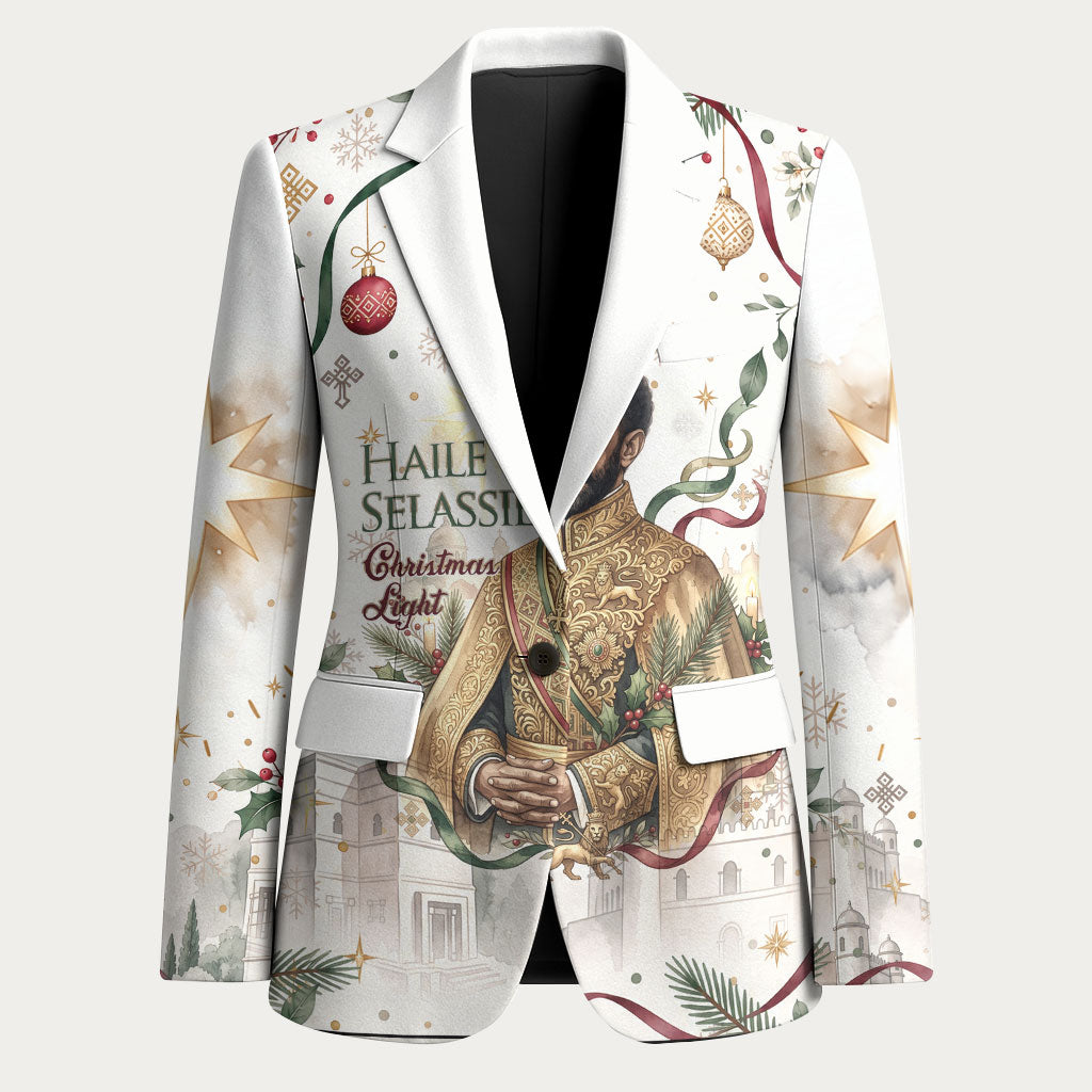 Ethiopia Haile Selassie Christmas Blazer Royal Ethiopian Orthodox Vintage Style
