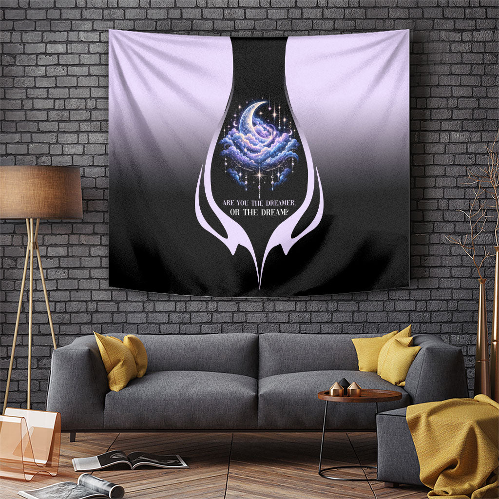 Life Is But A Dream Tapestry Mystical Cosmic Fantasy Surreal Dreamscape