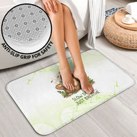 Meditating Sloth Hermit Day Bathroom Set Just Breathe Mindfulness Coffee Animal