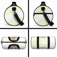 Meditating Sloth Hermit Day Duffle Bag Just Breathe Mindfulness Coffee Animal