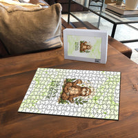 Meditating Sloth Hermit Day Puzzle Just Breathe Mindfulness Coffee Animal