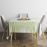 Meditating Sloth Hermit Day Tablecloth Just Breathe Mindfulness Coffee Animal