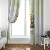 Meditating Sloth Hermit Day Window Curtain Just Breathe Mindfulness Coffee Animal