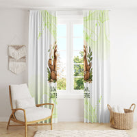 Meditating Sloth Hermit Day Window Curtain Just Breathe Mindfulness Coffee Animal