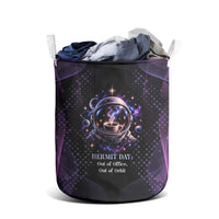 Hermit Day Astronaut Coffee Laundry Basket Lost In My Own Space Cosmic Graphic