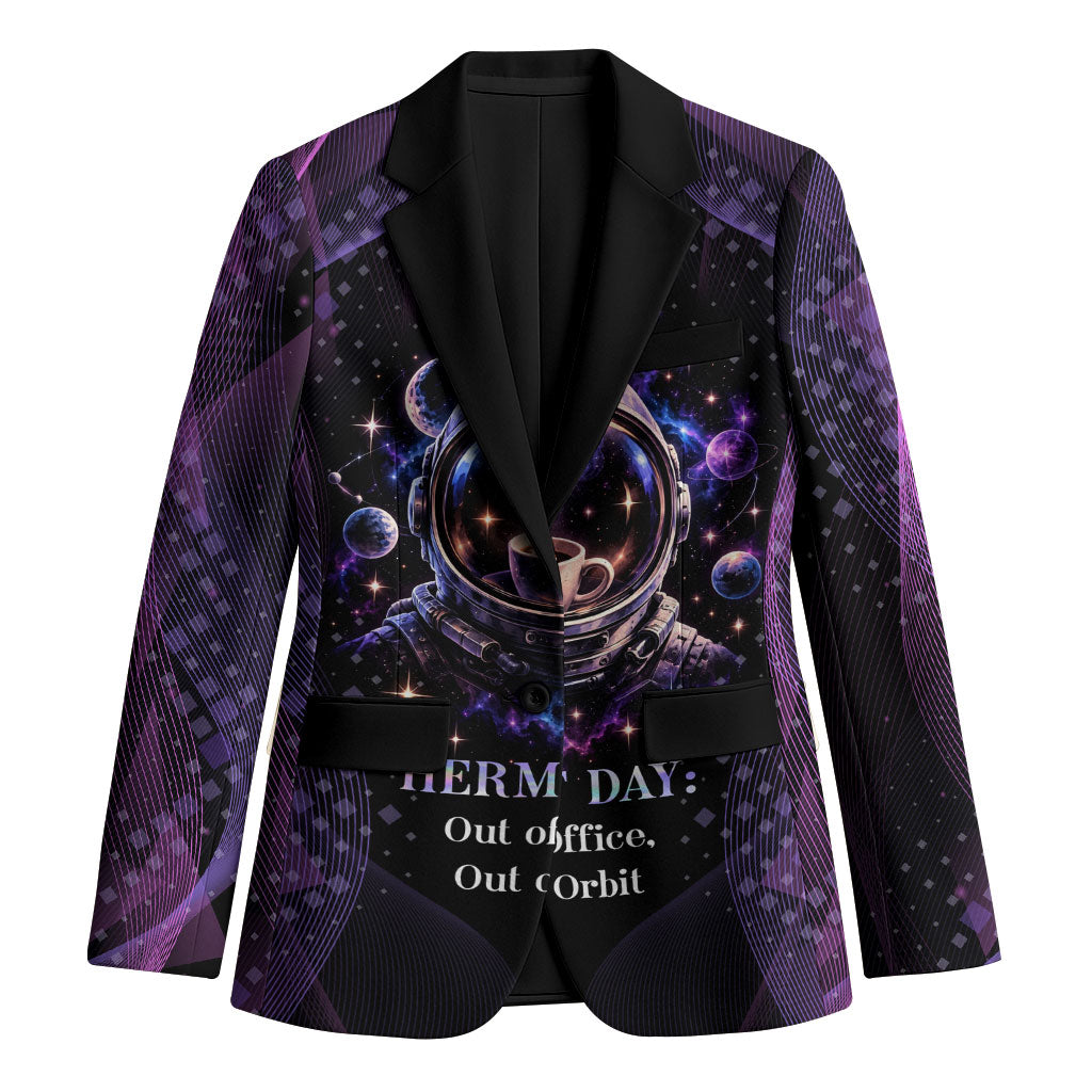 Hermit Day Astronaut Coffee Blazer Lost In My Own Space Cosmic Graphic