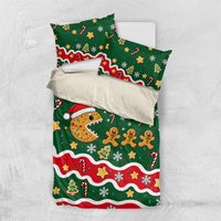 Gingerbread Cookies Christmas Bedding Set Cute Arcade Game Candy Cane Merry Christmas