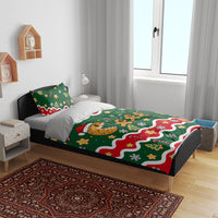 Gingerbread Cookies Christmas Bedding Set Cute Arcade Game Candy Cane Merry Christmas