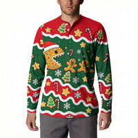 Gingerbread Cookies Christmas Button Sweatshirt Cute Arcade Game Candy Cane Merry Christmas