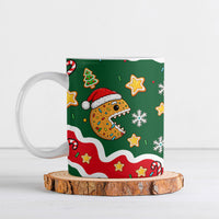 Gingerbread Cookies Christmas Ceramic Mug Cute Arcade Game Candy Cane Merry Christmas