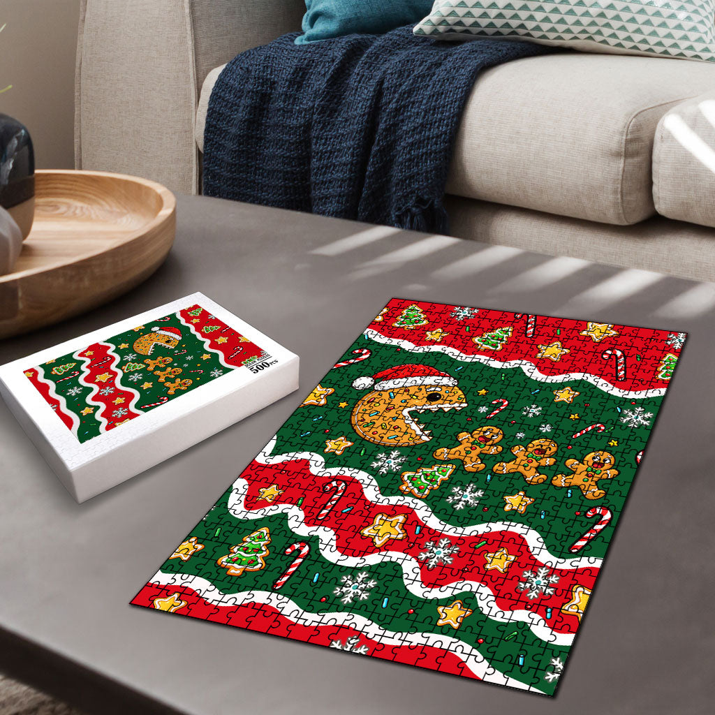 Gingerbread Cookies Christmas Puzzle Cute Arcade Game Candy Cane Merry Christmas