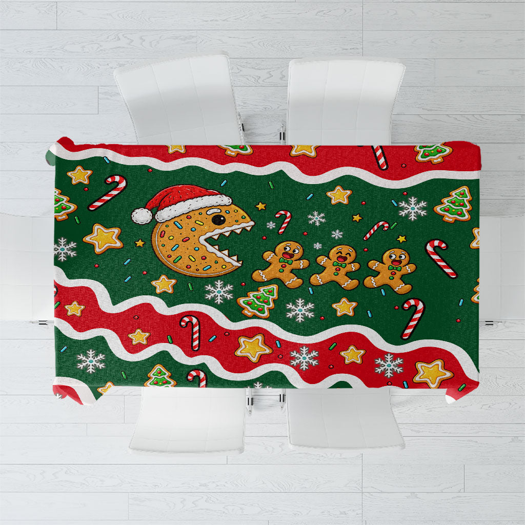 Gingerbread Cookies Christmas Tablecloth Cute Arcade Game Candy Cane Merry Christmas