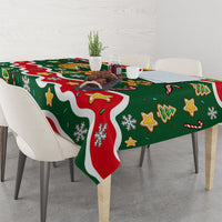 Gingerbread Cookies Christmas Tablecloth Cute Arcade Game Candy Cane Merry Christmas