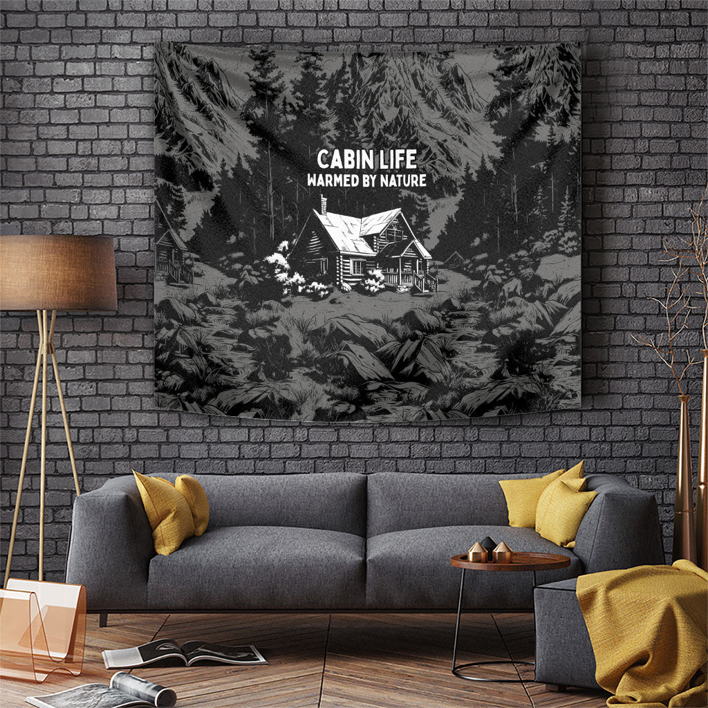 Cabin Life Warmed By Nature Sweet Retreat Tapestry Cabin Life Warmed By Nature