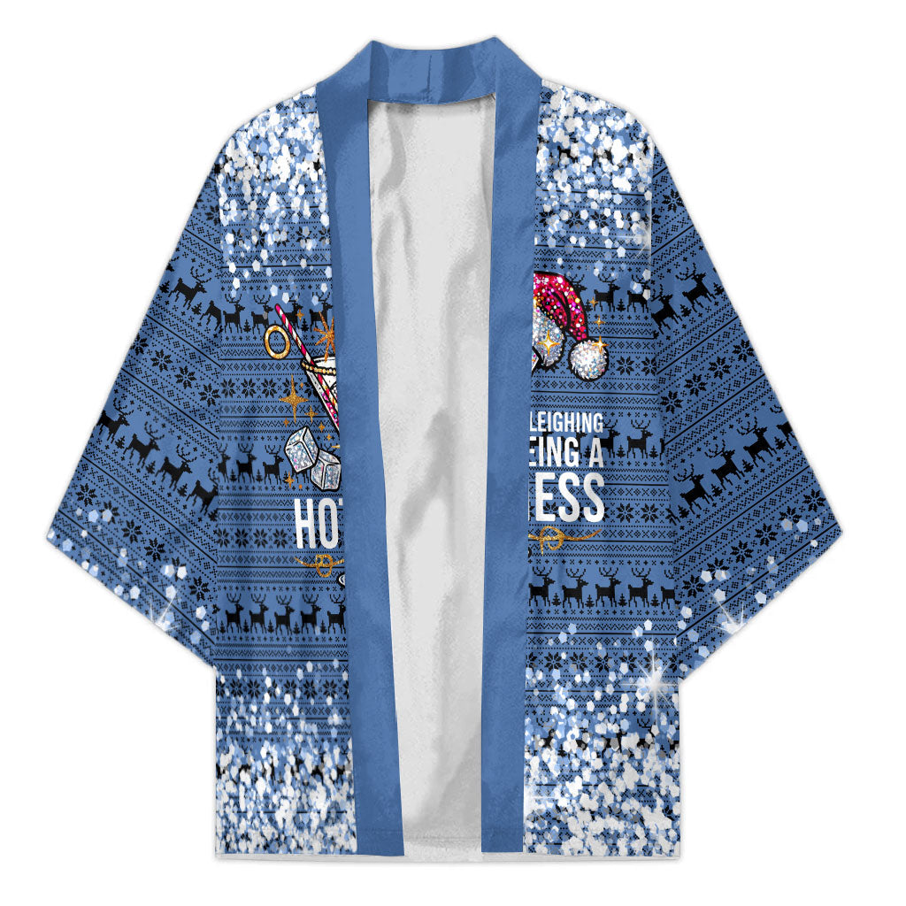 Sleighing Being A Hot Mess Santa's Favorite Kimono Christmas Style Cocktail Martini Glass