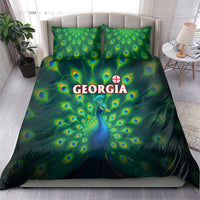 Georgia Peacock Bedding Set with Slay in Silence Shine Like a Peacock Design - Wonder Print Shop