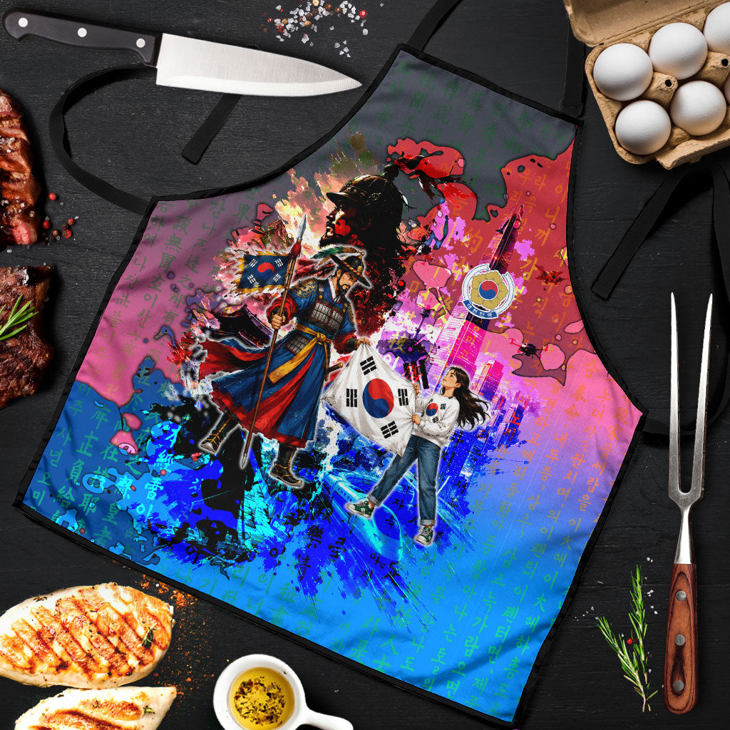 South Korea Flag Day Apron National Pride - Traditional Warrior - Modern History