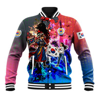 South Korea Flag Day Baseball Jacket National Pride - Traditional Warrior - Modern History