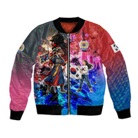 South Korea Flag Day Bomber Jacket National Pride - Traditional Warrior - Modern History