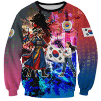 South Korea Flag Day Sweatshirt National Pride - Traditional Warrior - Modern History