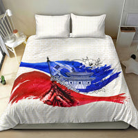 South Korea Flag Day Bedding Set Patriotic Cultural Landmarks Map