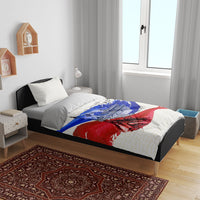 South Korea Flag Day Bedding Set Patriotic Cultural Landmarks Map
