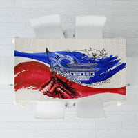 South Korea Flag Day Tablecloth Patriotic Cultural Landmarks Map