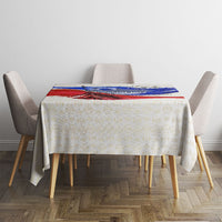 South Korea Flag Day Tablecloth Patriotic Cultural Landmarks Map