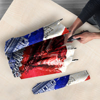 South Korea Flag Day Umbrella Patriotic Cultural Landmarks Map