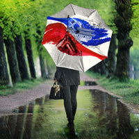 South Korea Flag Day Umbrella Patriotic Cultural Landmarks Map