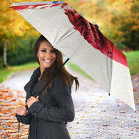 South Korea Flag Day Umbrella Patriotic Cultural Landmarks Map