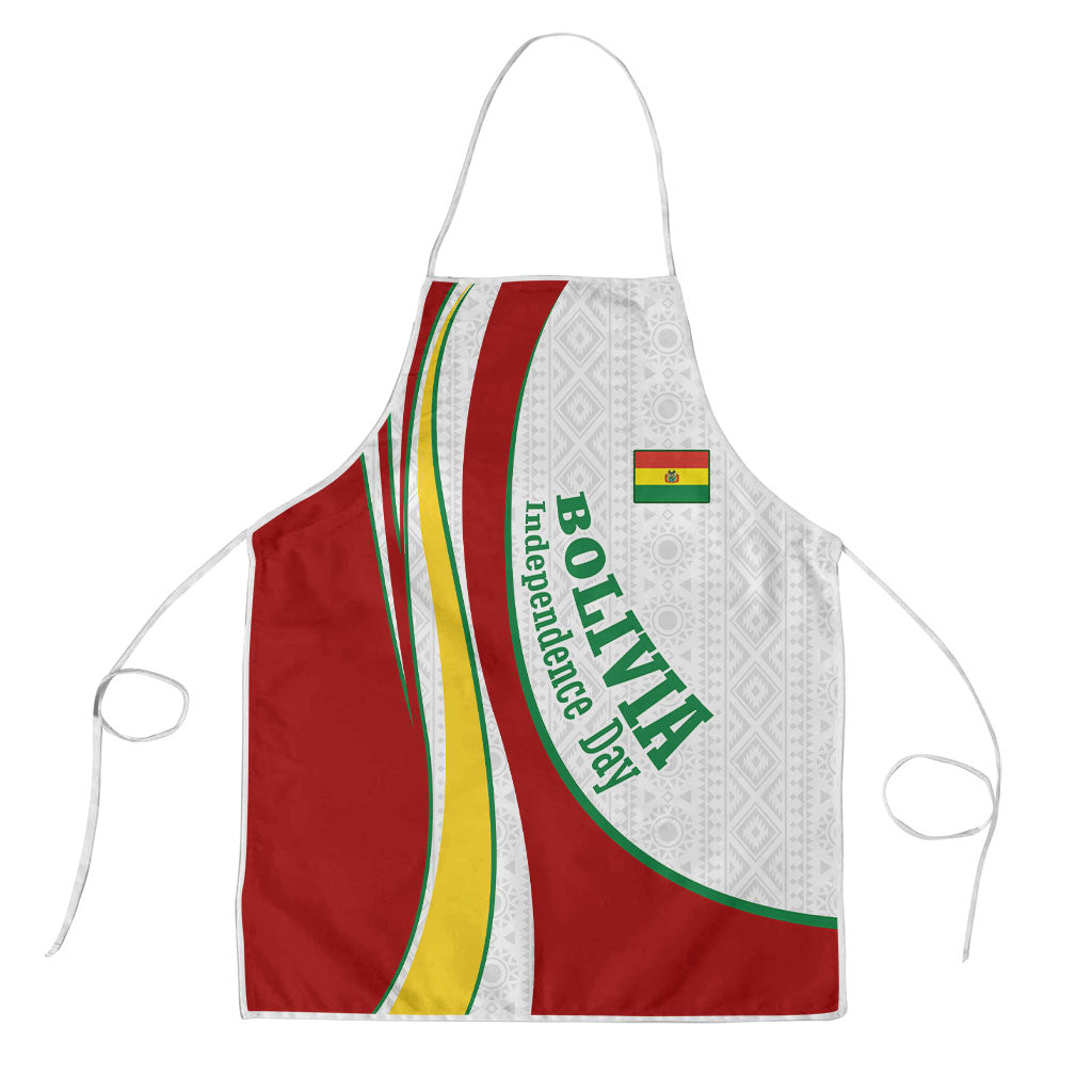Bolivia Independence Day Map Flag Apron Freedom Heritage National Coat Of Arms Accents