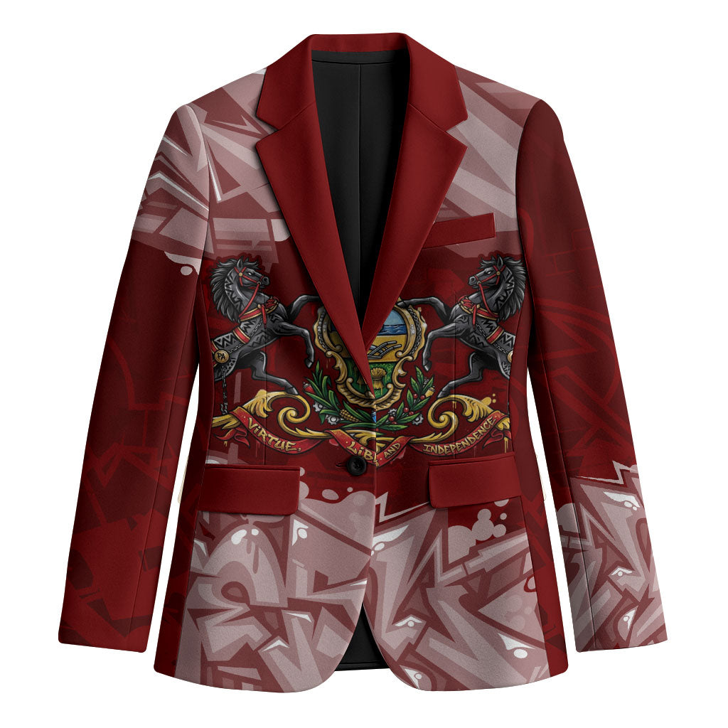 Personalized Pennsylvania Coat Of Arms Blazer Street Art Graffiti Graphic