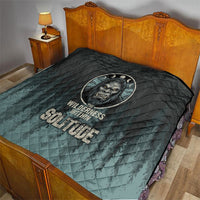Bigfoot Wilderness Solitude Quilt Cryptid Forest Graphic In Distressed Vintage Style