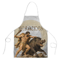 Greek Mythology Heracles Apron Erymanthian Boar Classical Art Greek Key Pattern