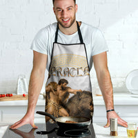Greek Mythology Heracles Apron Erymanthian Boar Classical Art Greek Key Pattern