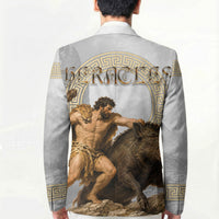 Greek Mythology Heracles Blazer Erymanthian Boar Classical Art Greek Key Pattern