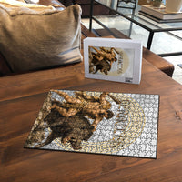 Greek Mythology Heracles Puzzle Erymanthian Boar Classical Art Greek Key Pattern