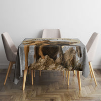 Greek Mythology Heracles Tablecloth Erymanthian Boar Classical Art Greek Key Pattern