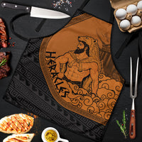 Greek Mythology Heracles Apron Nemean Lion Pegasus Classical Art Greek Key Pattern